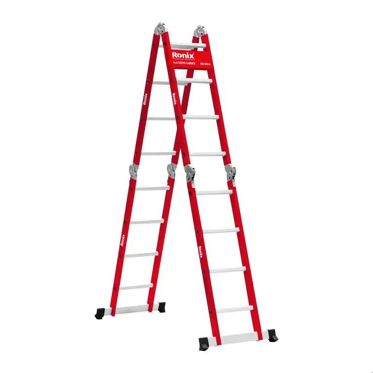 SCALA 4X4 GRADINI  IN ALLUMINIO ALT.MAX 4,7MT