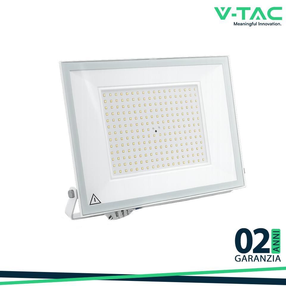 200W LED PROIETTORE 4000K CORPO BIANCO