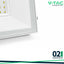 200W LED PROIETTORE 4000K CORPO BIANCO