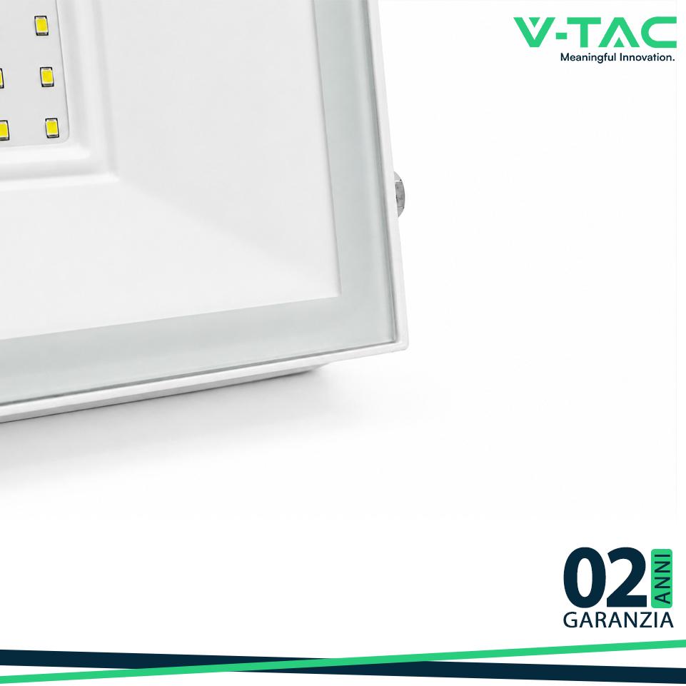 200W LED PROIETTORE 4000K CORPO BIANCO