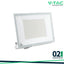 200W LED PROIETTORE 6500K CORPO BIANCO