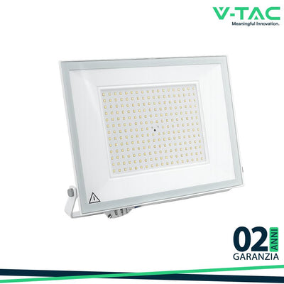 200W LED PROIETTORE 6500K CORPO BIANCO