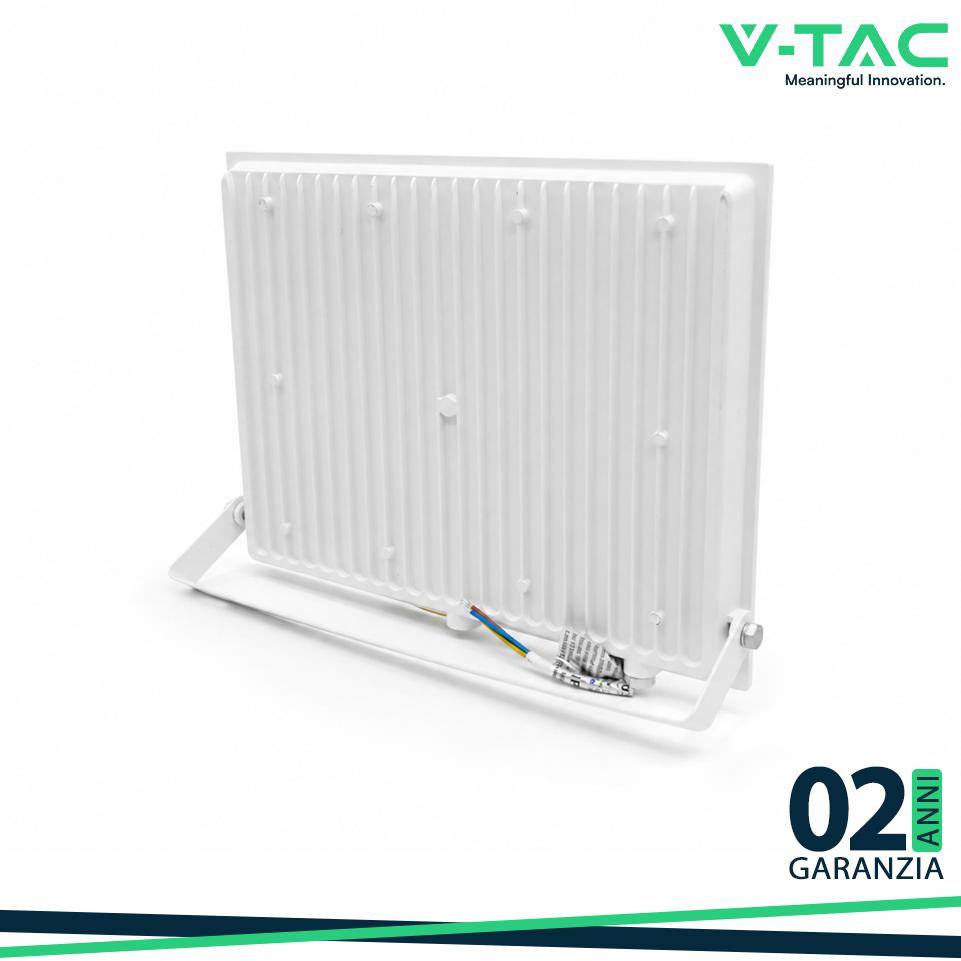 200W LED PROIETTORE 6500K CORPO BIANCO