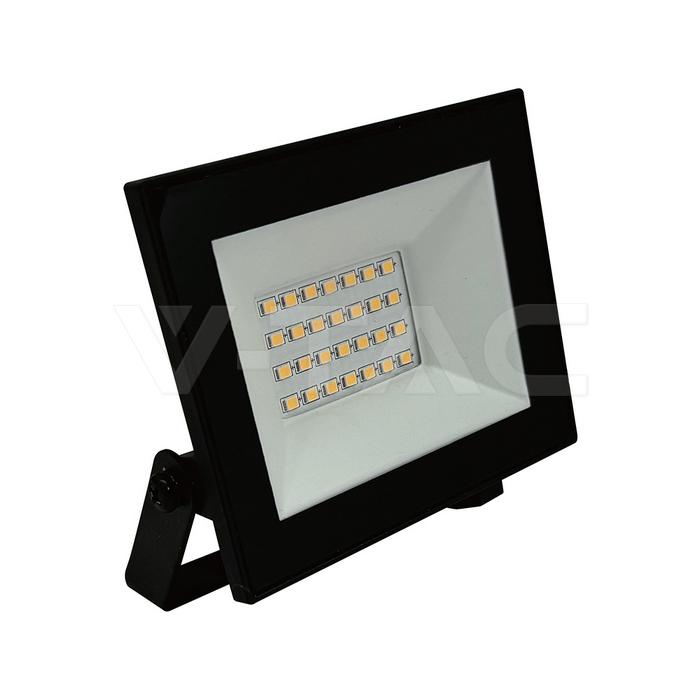 20W LED PROIETTORE 4000K CORPO NERO