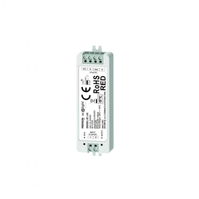 CONTROLLORE RF CCT V2 A 2 CANALI 12-24V 60/120W