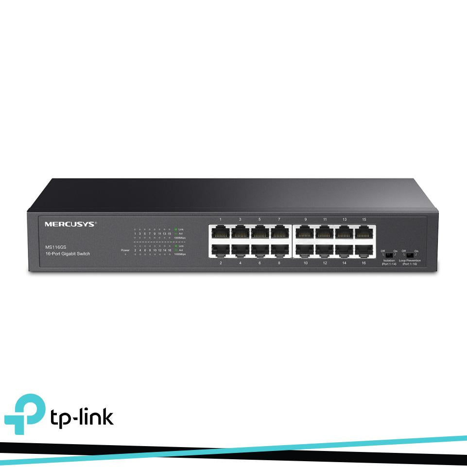 16-PORT GIGABIT DESKTOP/RACK 10/100/1000