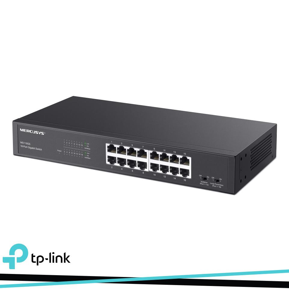 16-PORT GIGABIT DESKTOP/RACK 10/100/1000