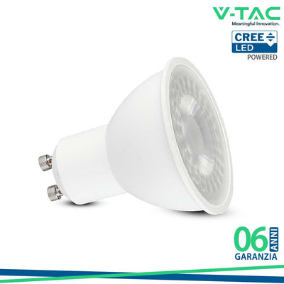 LED FARETTO CREE CHIP 7.5W GU10 PLASTICA 110   4000K