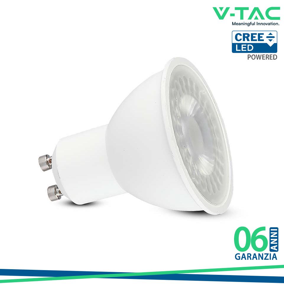 LED FARETTO CREE CHIP 7.5W GU10 PLASTICA 110   6500K