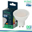 VT-271 10W GU10 LED FARETTO IN PLASTICA COPERTURA MILKY CHIP CREE 3000K 100 D 6 ANNI DI GARANZIA