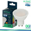 VT-271 10W GU10 LED FARETTO IN PLASTICA COPERTURA MILKY CHIP CREE 6500K 100 D 6 ANNI DI GARANZIA