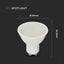 VT-271 10W GU10 LED FARETTO IN PLASTICA COPERTURA MILKY CHIP CREE 6500K 100 D 6 ANNI DI GARANZIA