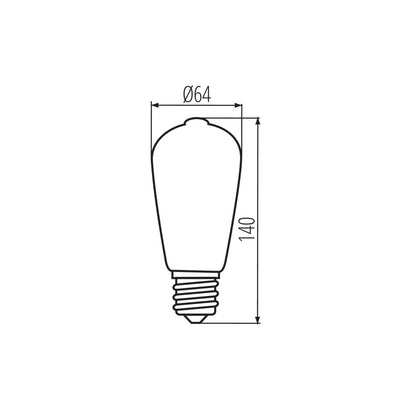 LAMPADINA LED XLED ST64C 7,8W-NW - KANLUX