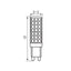 LAMPADINA LED G9 LED 7W-WW - KANLUX