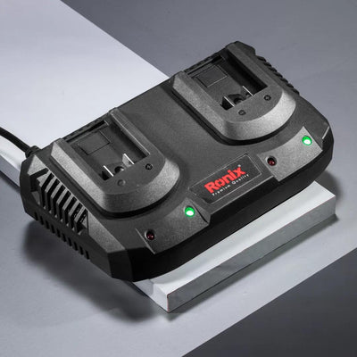 CARICABATTERIE RAPIDO BRUSHLESS DA 20V 2X2,2A SERIE 89
