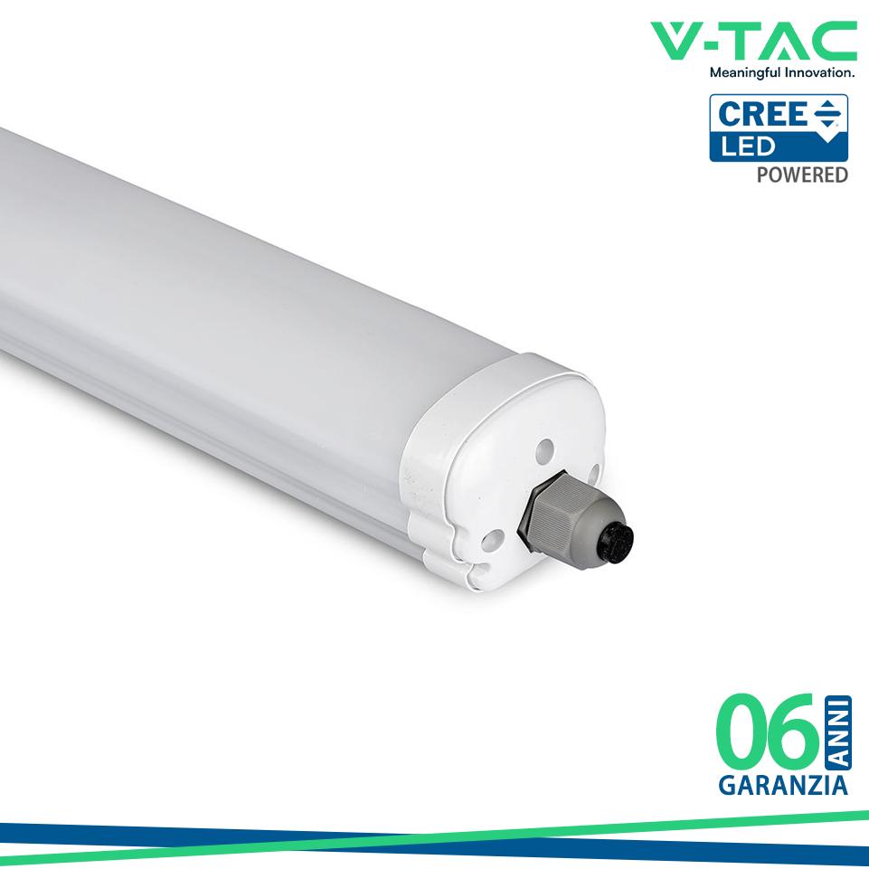 PLAFONIERA LED IMPERMEABILE G-SERIES CREE CHIP 150CM 48W 4000K