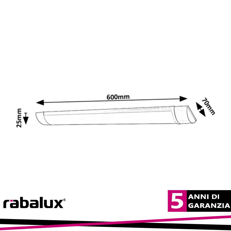 BATTEN LIGHT2, 10W 30CM 4000K  980LM