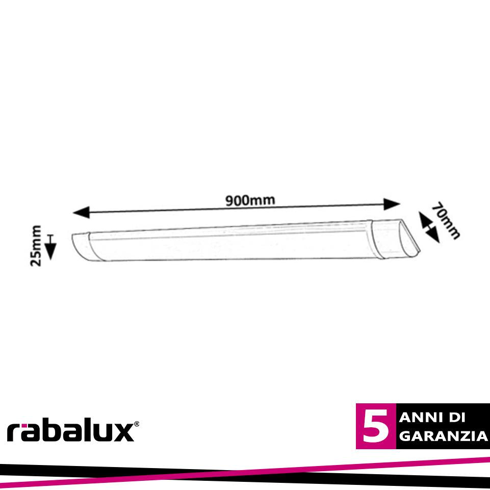 BATTEN LIGHT2, 24W 90CM 4000K  2400LM