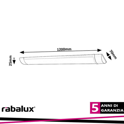 BATTEN LIGHT2, 36W 120CM 4000K 3600LM