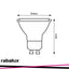SMD LED, GU10, 7W, 1000LM, 3000K