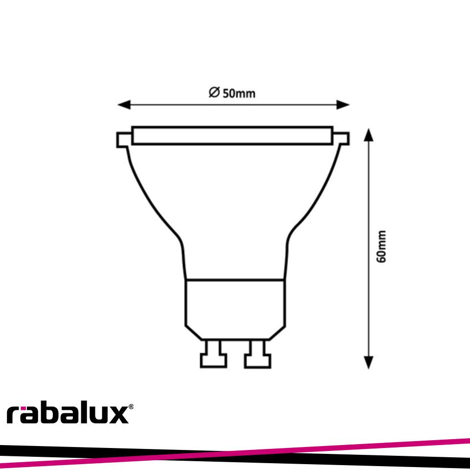 SMD LED, GU10, 7W, 1000LM, 3000K
