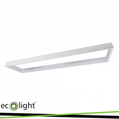 COVER FRAME 1200X300X58H MM    ALLUMINIO BIANCO