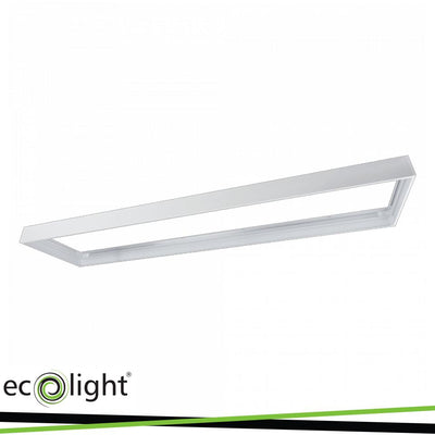 COVER FRAME 1200X300X58H MM    ALLUMINIO BIANCO