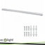 COVER FRAME 1200X300X58H MM    ALLUMINIO BIANCO