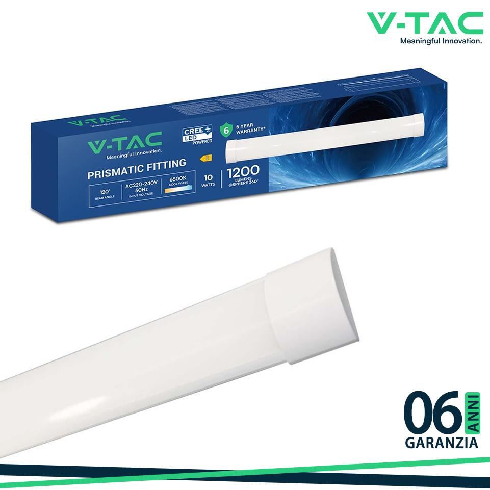 LED PLAFONIERA CREE CHIP PRISMATICA 30CM 10W 3000K