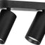 YORLI,IND.SPOT, 2XGU10 L22CM BLACK