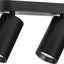 YORLI,IND.SPOT, 2XGU10 L22CM BLACK
