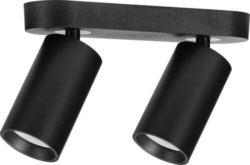 YORLI,IND.SPOT, 2XGU10 L22CM BLACK