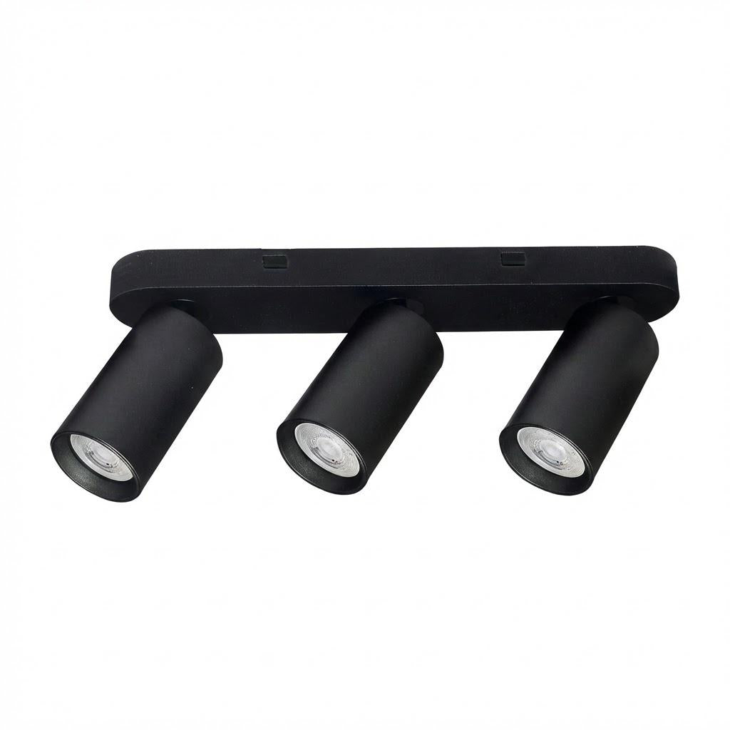 YORLI,IND.SPOT, 3XGU10, L35CM  BLACK