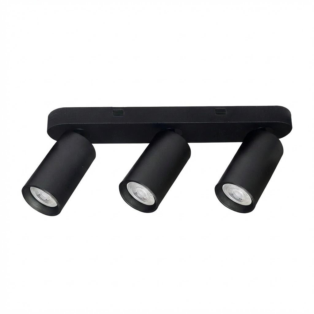 YORLI,IND.SPOT, 3XGU10, L35CM  BLACK