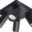 YORLI,IND.SPOT, 4XGU10, 22X22CM BLACK