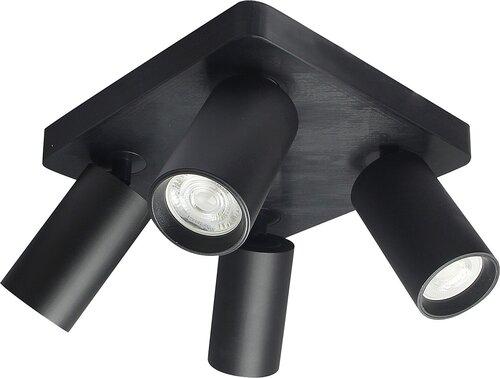 YORLI,IND.SPOT, 4XGU10, 22X22CM BLACK