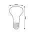FIL. LED, E14 R50, 4W, 400LM, 3000K