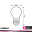 SMD LED, E27 G45, 5W, 500LM, 3000K