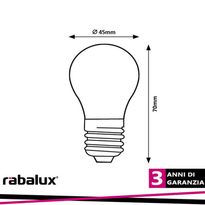 SMD LED, E27 G45, 5W, 500LM, 4000K