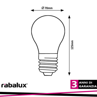 FIL. LED, E27 A70, 18W, 2452LM, 3000K