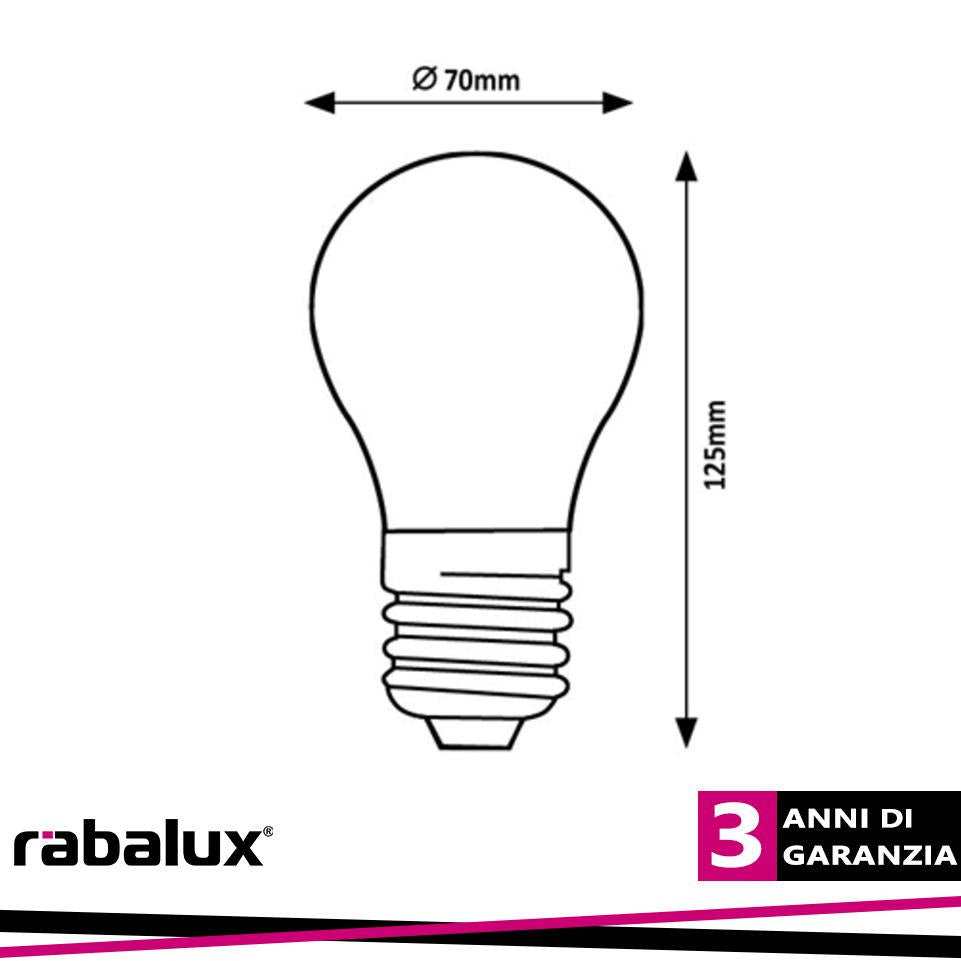 FIL. LED, E27 A70, 18W, 2452LM, 4000K
