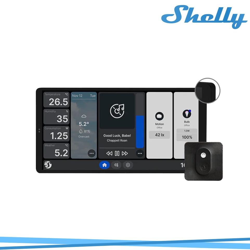 SHELLY WALL DISPLAY X2 BLACK + BLU H&T BLACK