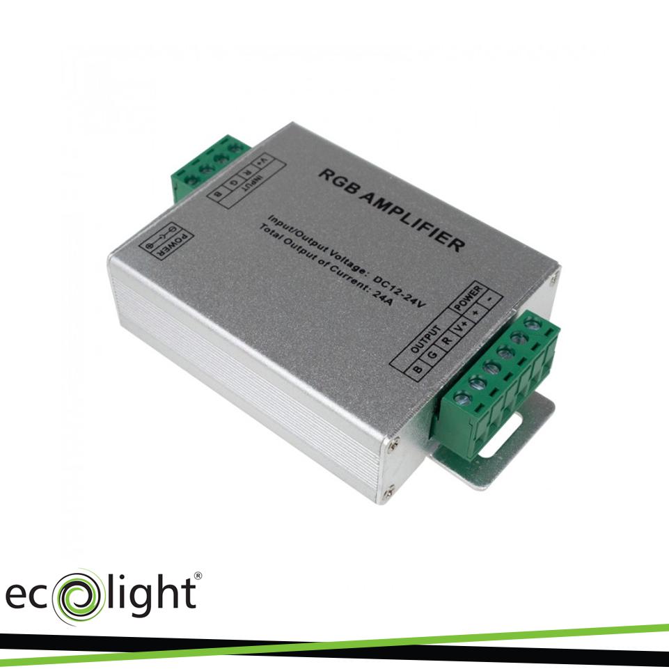 AMPLIFICATORE LED RGB 24A 288W 12V