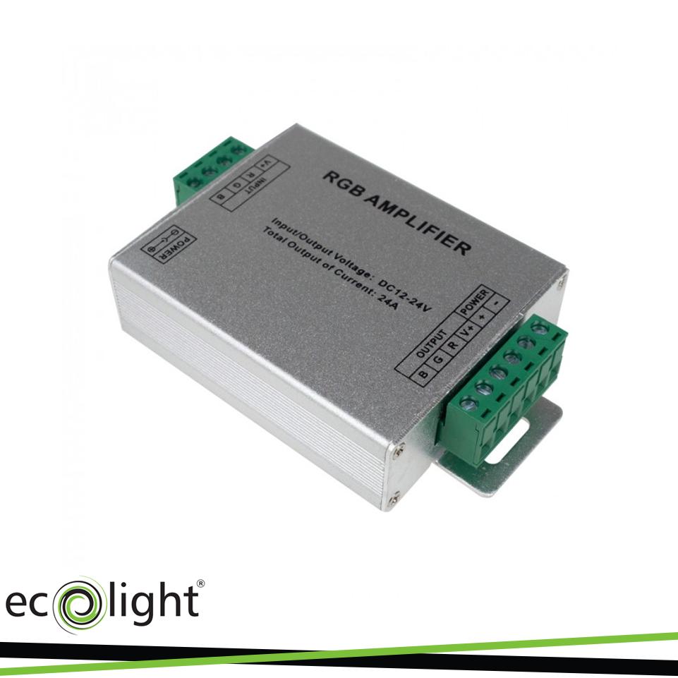 AMPLIFICATORE LED RGB 24A 288W 12/24V