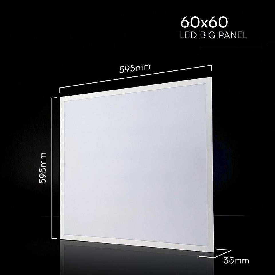 PANNELLO LED CHIP CREE 36W 120LM/W DA INCASSO 600X600MM 6500K 10PCS/SET