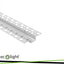 PROFILO DA INCASSO GP01, BIANCO + COVER TRASPARENTE 1MT