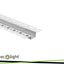 PROFILO BIANCO DA INCASSO GP02 + COPERTURA TRASLUCIDA 2MT