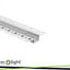 PROFILO BIANCO DA INCASSO GP02 + COPERTURA TRASLUCIDA 2MT