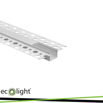 PROFILO BIANCO DA INCASSO GP02+ PARALUME SATINATO 2MT