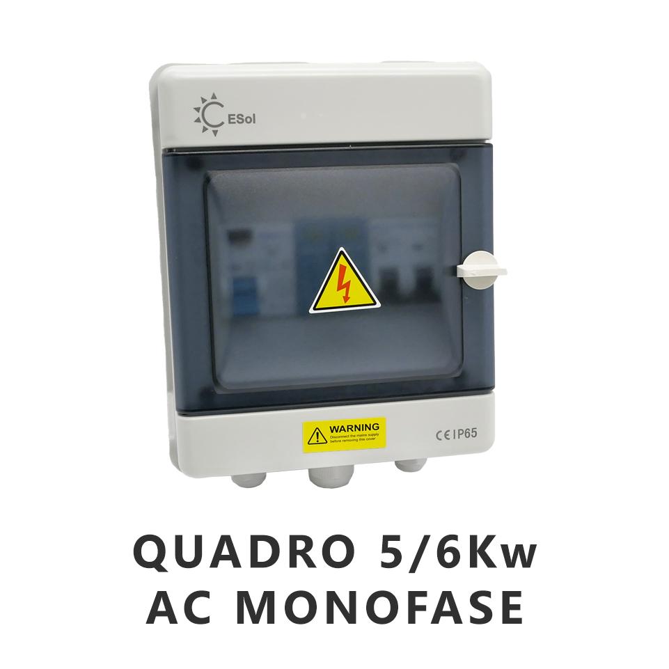 QUADRO AC MONOFASE 5-6KW